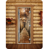 Дверь для сауны DoorWood (Дорвуд) 80x200 Престиж Фотопечать A034 правая