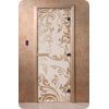 Дверь для сауны DoorWood (Дорвуд) 80x180 Основная серия Венеция (сатин) правая