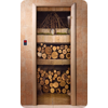 Дверь для сауны DoorWood (Дорвуд) 70x190 Классика Фотопечать A024, правая, коробка хвоя