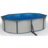 Морозоустойчивый бассейн PoolMagic White овальный 9.1x4.6x1.3 м (скиммер, шланги, подложка, тент)