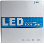  Прожектор светодиодный универсальный с оправой из пластика Poolmagic 18 Вт (216G), AC12V, RGB(with 18button remote function, but without remote)