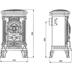  - Kaw-Met P9 patyna 8.0 kW EKO