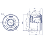        ABS- 50  Astralpool Mini 12   (33710)