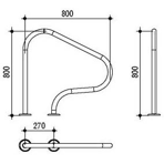     Gemas 800 x 800 , AISI 304 (   )