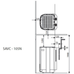    Sawo Savonia Combi SAVC-105NS-P-F