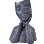 Кашпо (вазон) Idealist Face Planter черный (YFP-TWO-BLK-31)
