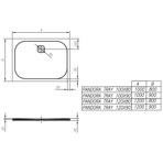    Kolpa Pandora Tray 12080 ,  , 