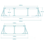    INTEX Rectangular Frame 28271/58980, 26016065 