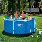  Каркасный бассейн Laguna vista круглый 305х107 см (фильтр), P20-1042-A