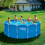  Каркасный бассейн Laguna vista круглый 427х132 см, P20-1452