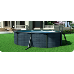    PoolMagic Rattan  6.1x3.6x1.3  (, , , )